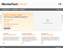 Tablet Screenshot of demo.membercard.com